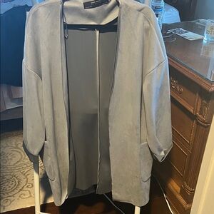 Zara Light Gray Women's Blazer